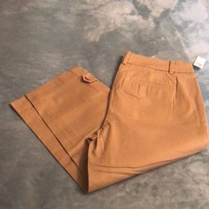 Talbots khaki skimmer 2P NWT